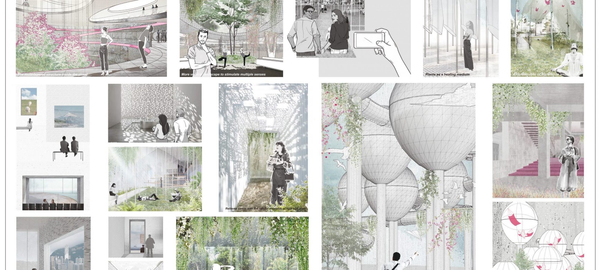 Multi-sensory landscapes for a healthy, green and interactive future of walking experience